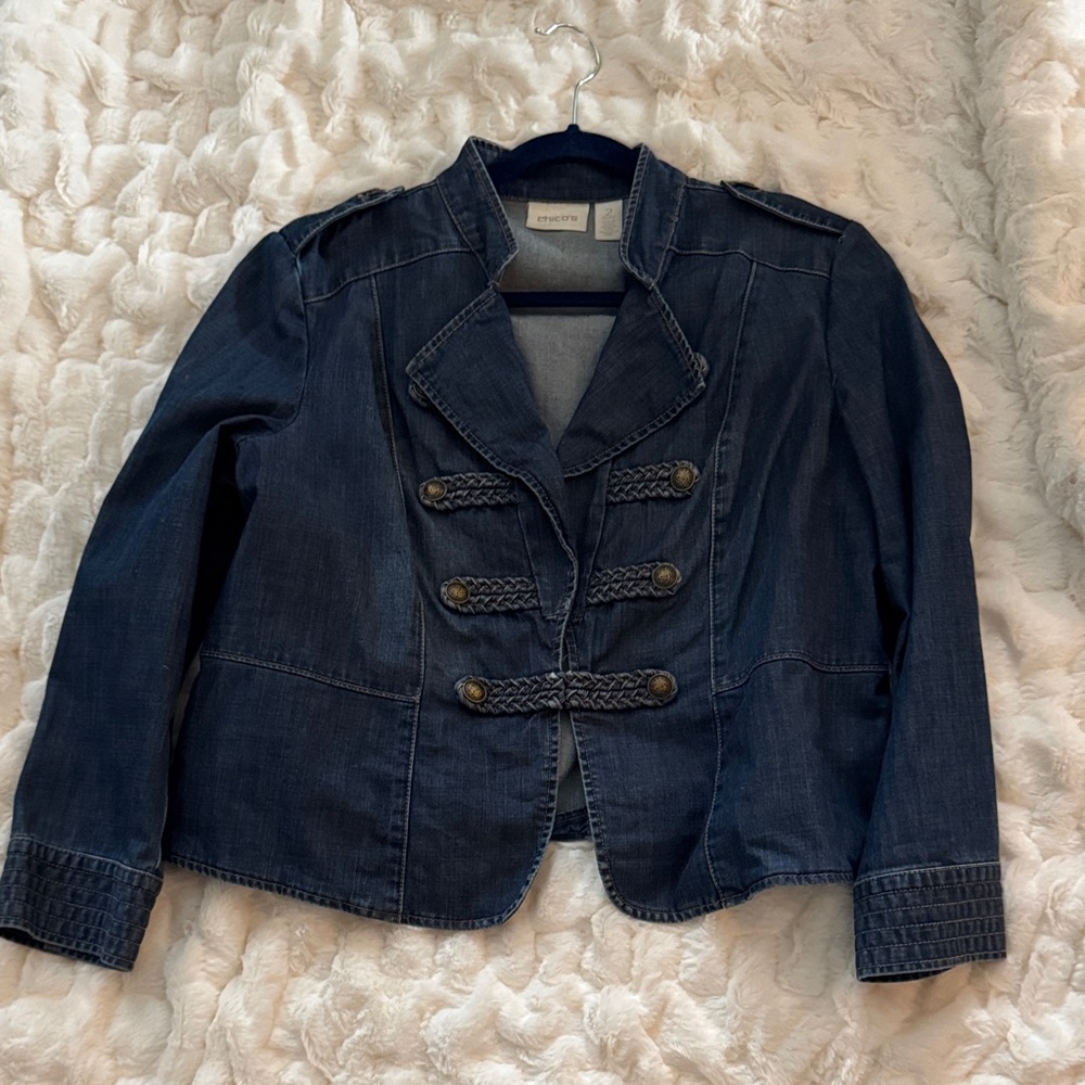 Chico's Classic Blue Denim Jacket